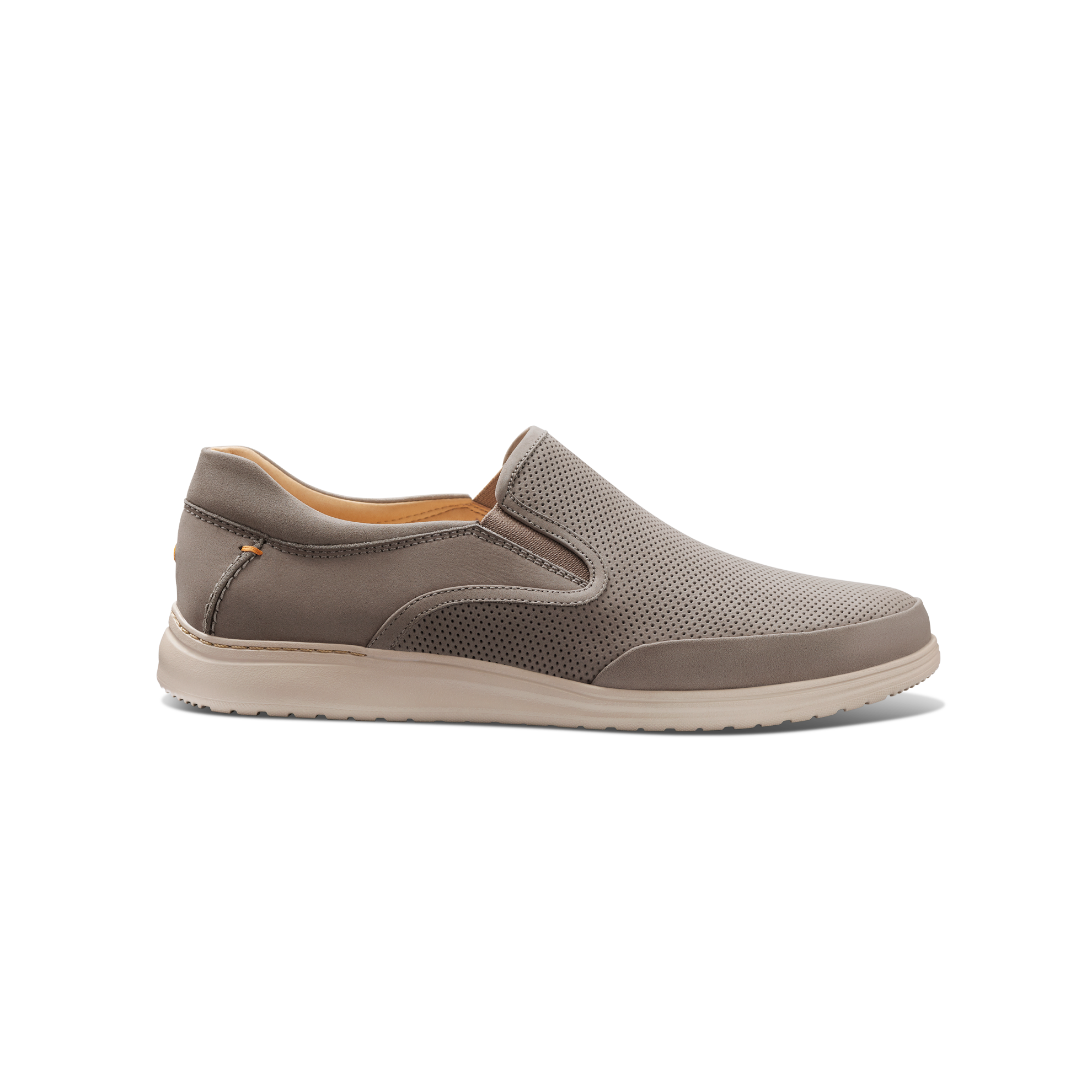 Men's Featherlight Olema Slip-Ons | Mushroom Nubuck – Samuel Hubbard