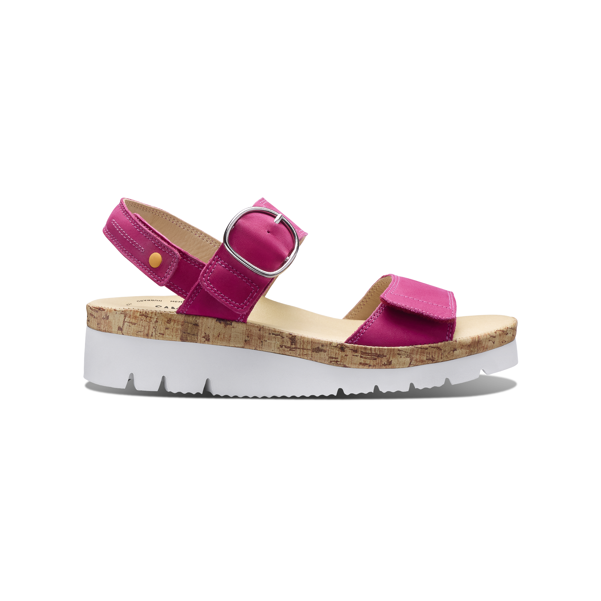 Women's Portola Two Strap Sandal | Fuschia Nubuck – Samuel Hubbard