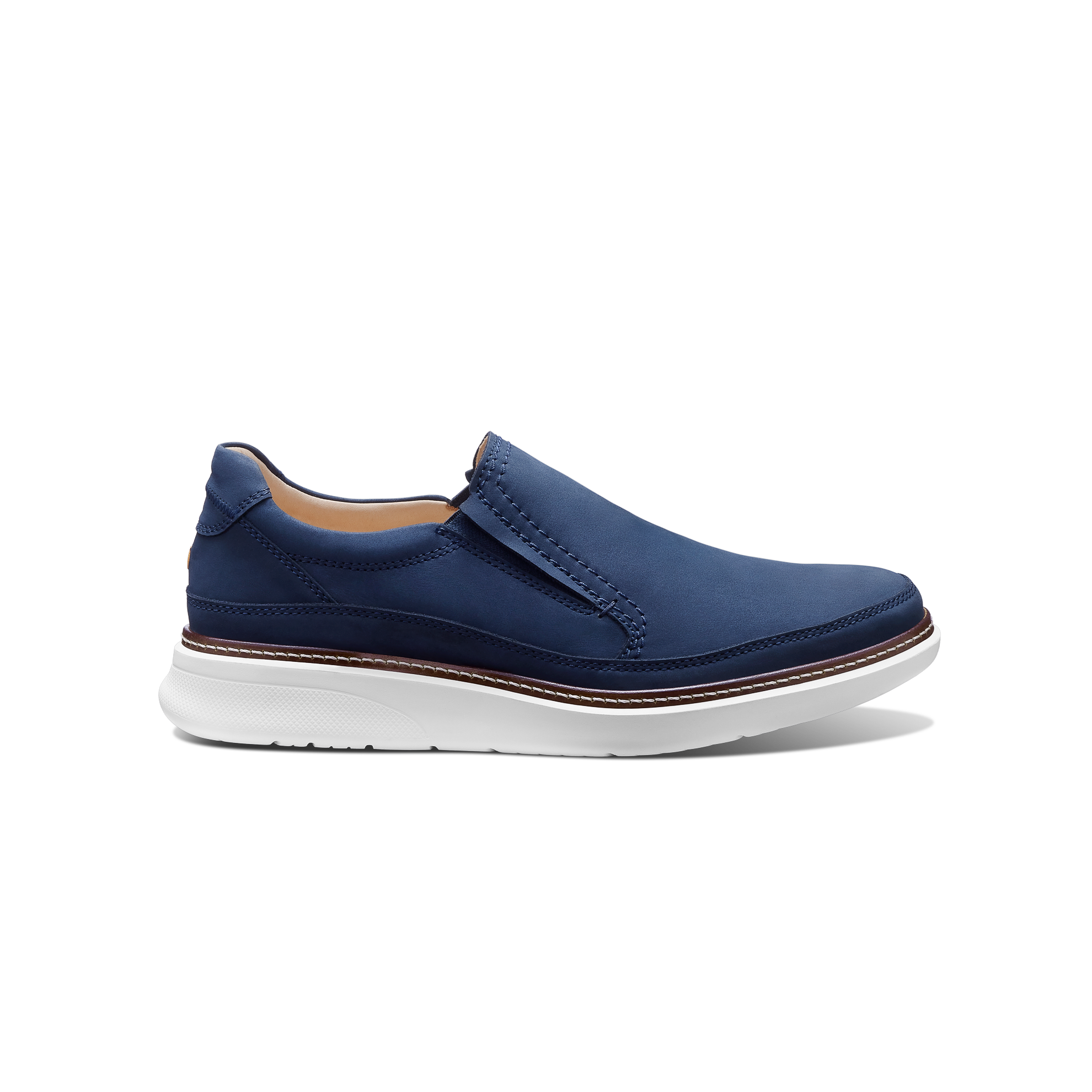 Mens navy blue slip on dress shoes best sale