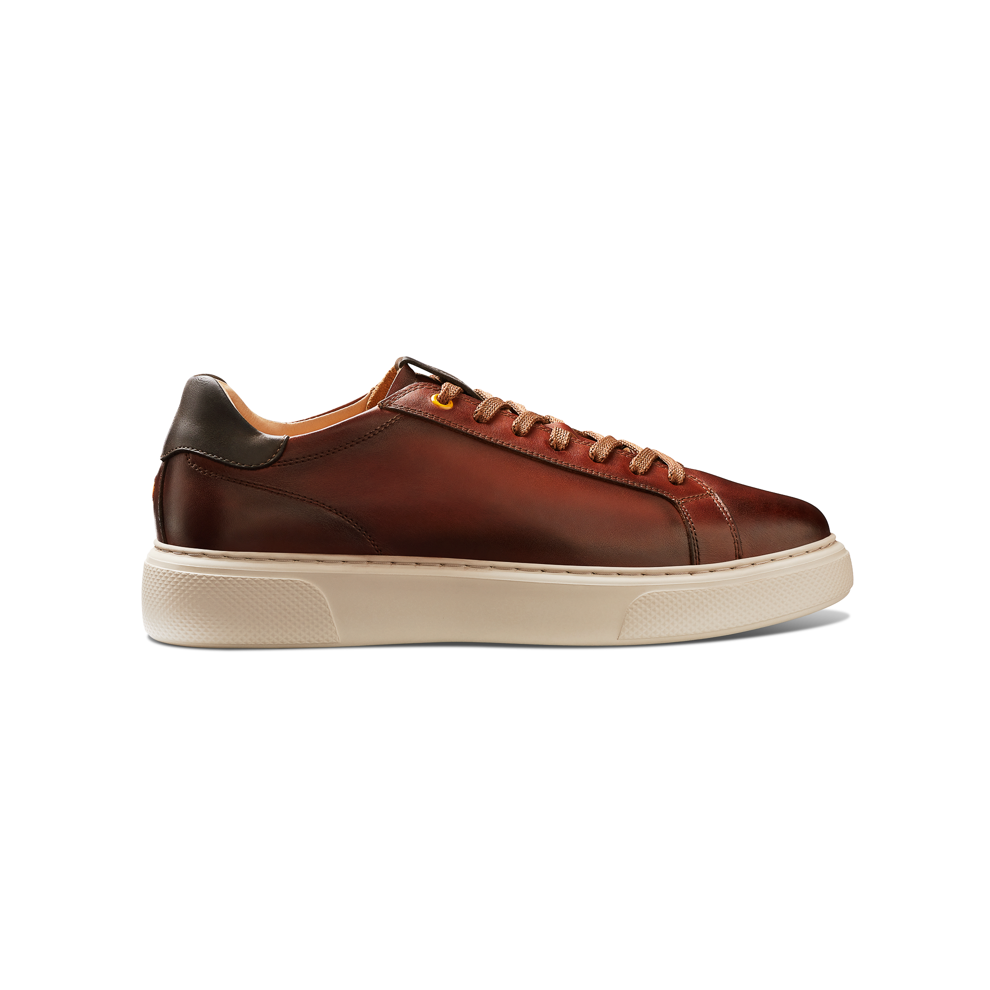 SLY*AGING CREATIVE SOLE SNEAKER*BRN*Ｌ Men's Sunset Sneaker 2.0 | Antique Brown Leather – Samuel Hubbard