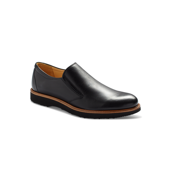 Frequent Traveler Black Leather Loafers  main