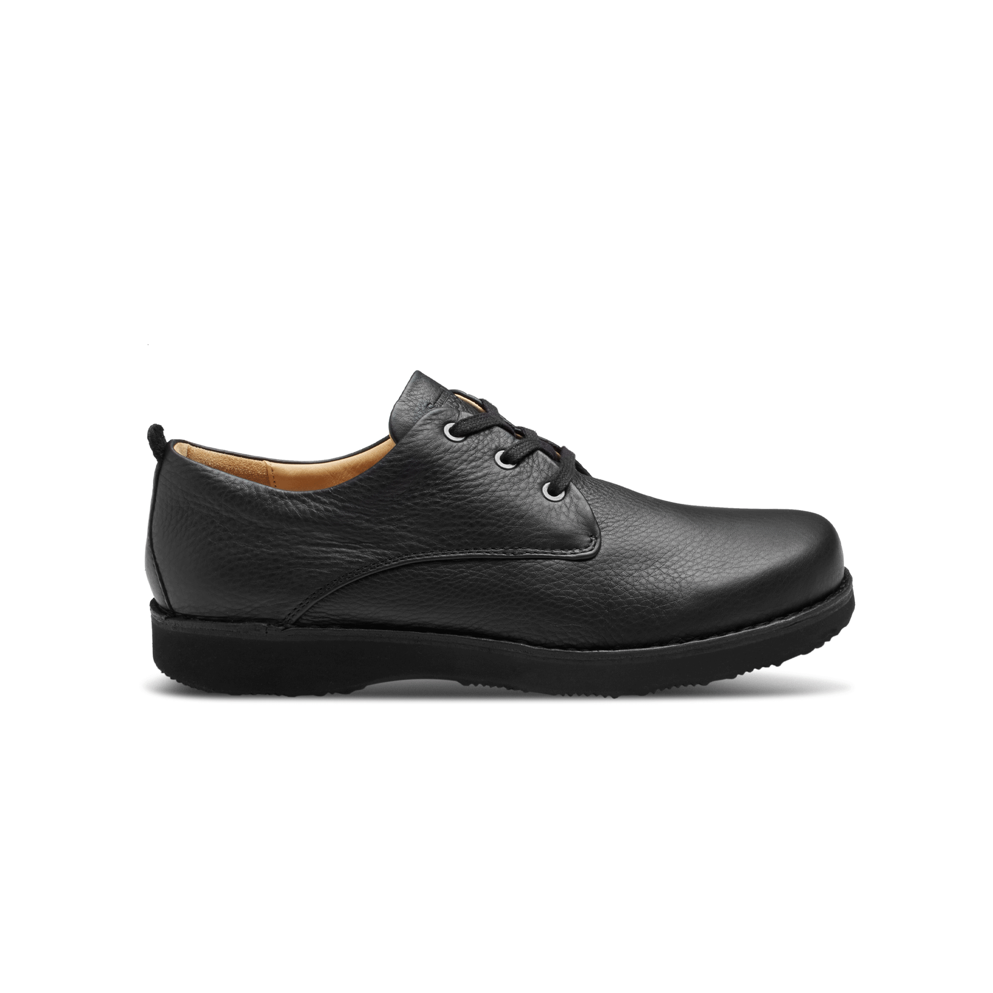 Men s Hubbard Free Oxford Black Leather Samuel Hubbard