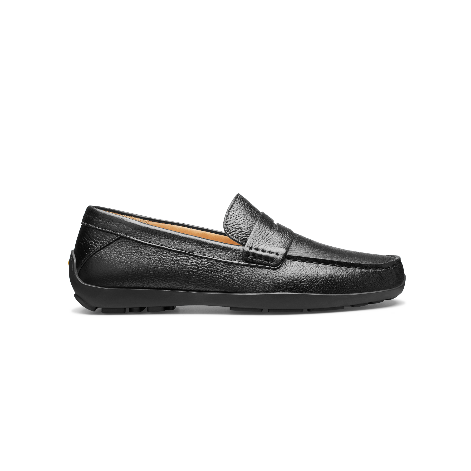Men's Free Spirit Driver | Black Leather – Samuel Hubbard
