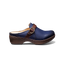 Women's Cascade Clog navy leather profile