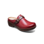 Women's Cascade Clog red leather main