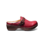 Women's Cascade Clog red leather profile