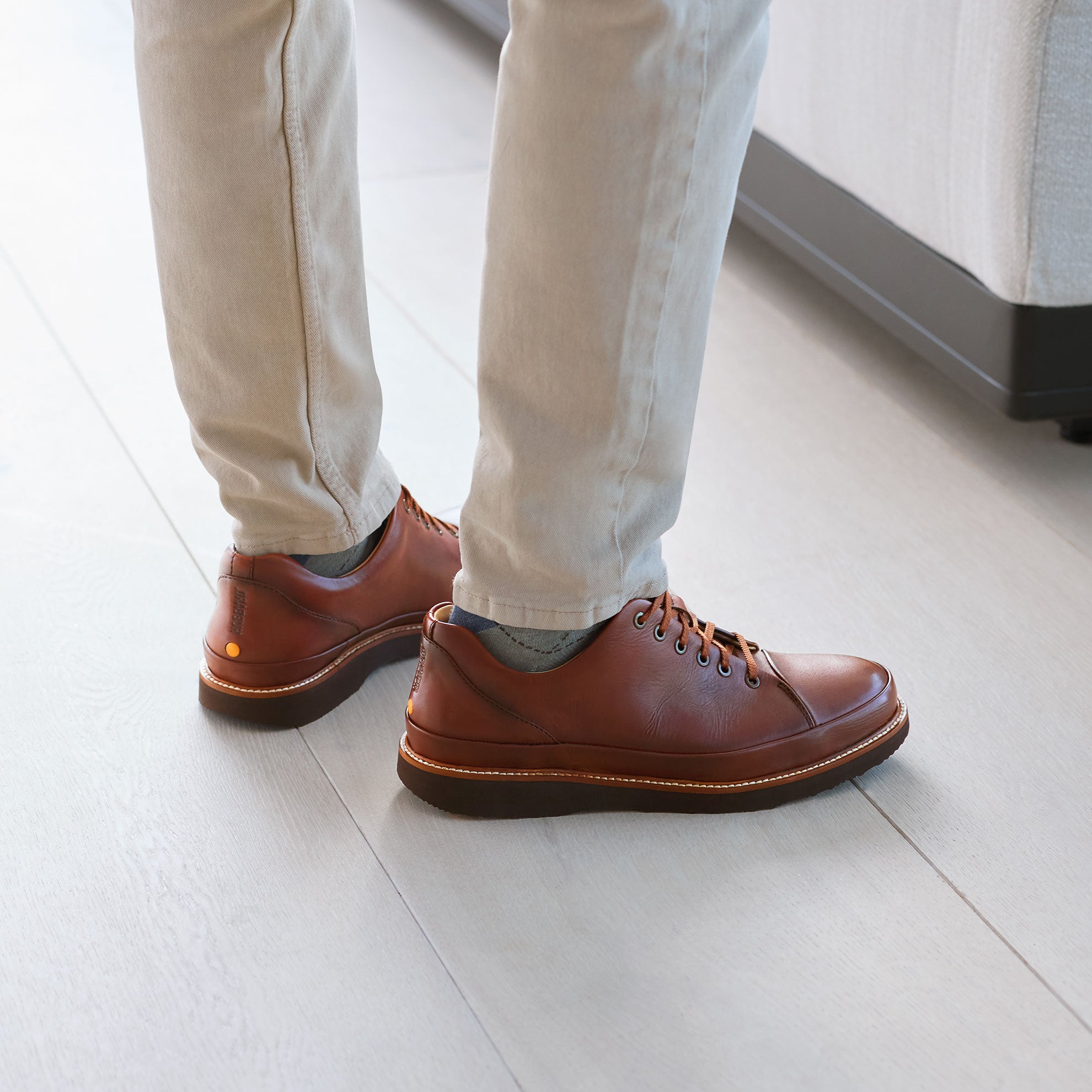 Samuel Hubbard DressFast Men's Shoes Cognac Leather : 9.5 D - Medium Samuel Hubbard DressFast Men's Shoes Cognac Leather : 9.5 D - Medium