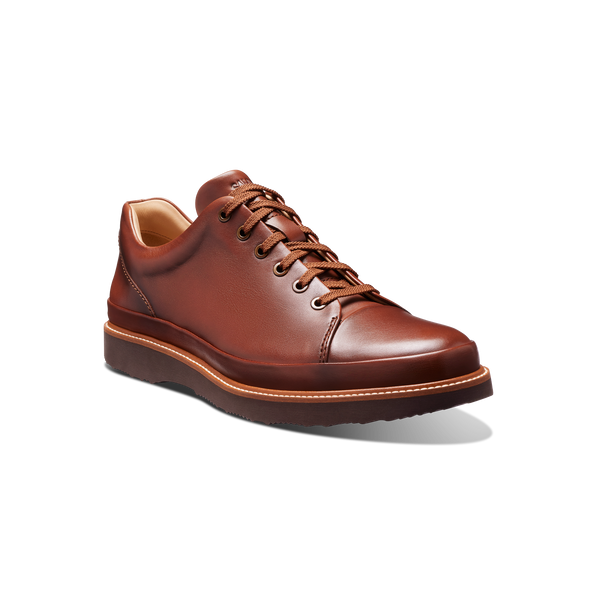 Dressfast Men's Dress Sneakers Cognac Leather 