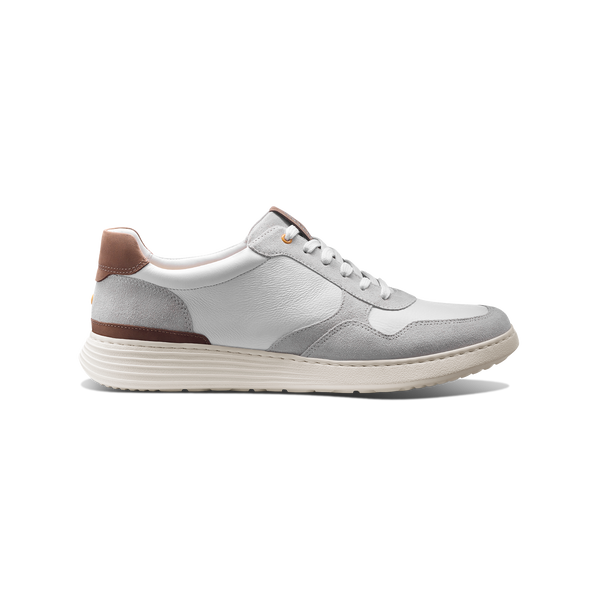 Men's Featherlight Napa Sneaker | White Leather – Samuel Hubbard