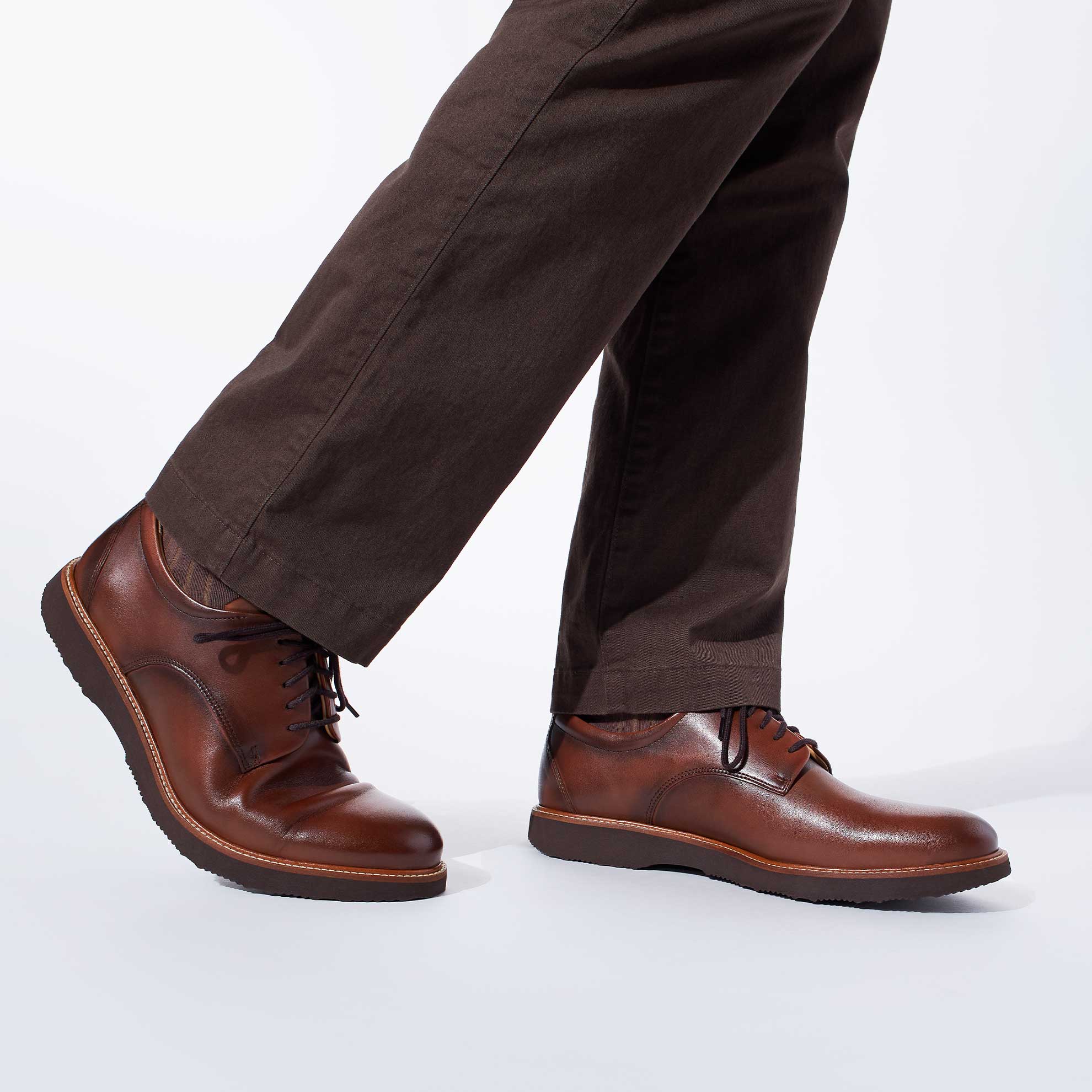 Men's Founder Oxford | Cognac Leather | Samuel Hubbard®