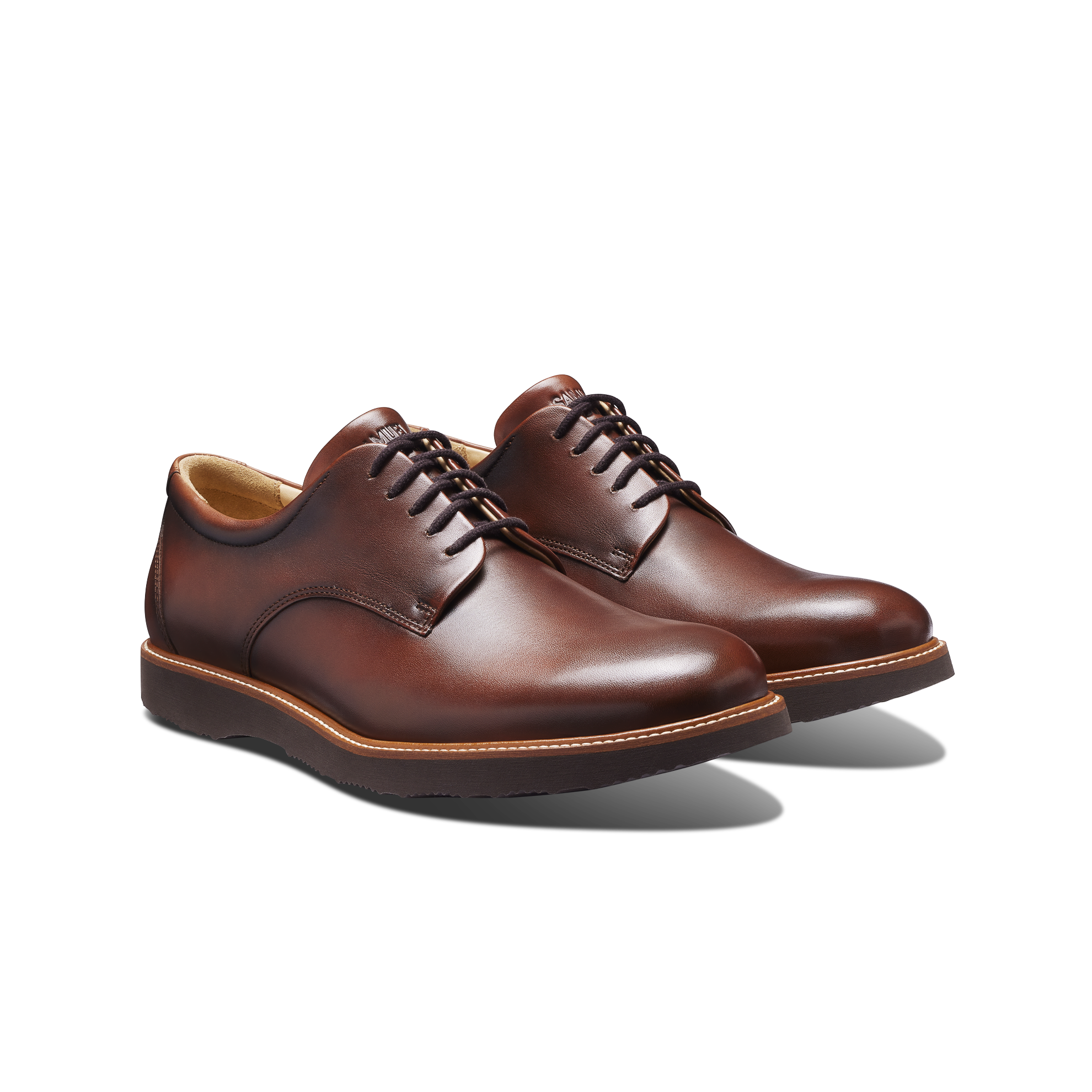 Samuel Hubbard Men's Founder Cognac Leather 10 / Brown / Medium - M Samuel Hubbard Men's Founder Cognac Leather 10 / Brown / Medium - M