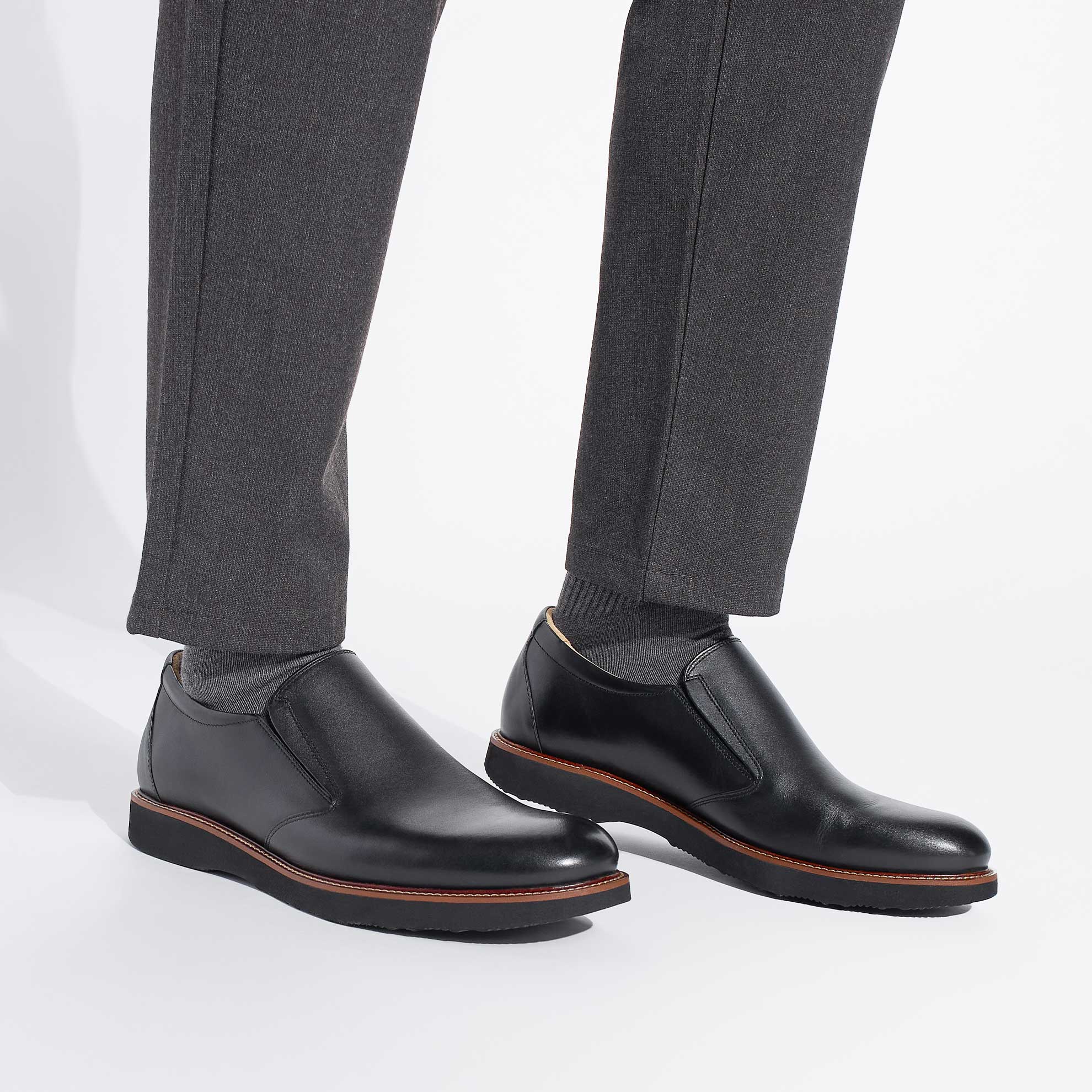 (取寄) サミュエル ハバード メンズ フリークウェント トラベラー ローファー Samuel Hubbard men Frequent Traveler Loafer Cognac Leather Men's Frequent Traveler Loafer | Black Leather – Samuel Hubbard