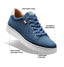 Women's Featherlight Laguna Sport Steel Blue Nubuck