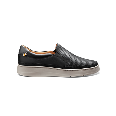 Women's Featherlight Laguna Slip-On | Black Leather – Samuel Hubbard