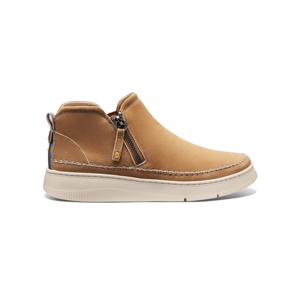 Women's Featherlight Laguna Zip Bootie | Nutmeg Suede – Samuel Hubbard