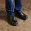 Men's Market Cap Oxford Black Leather