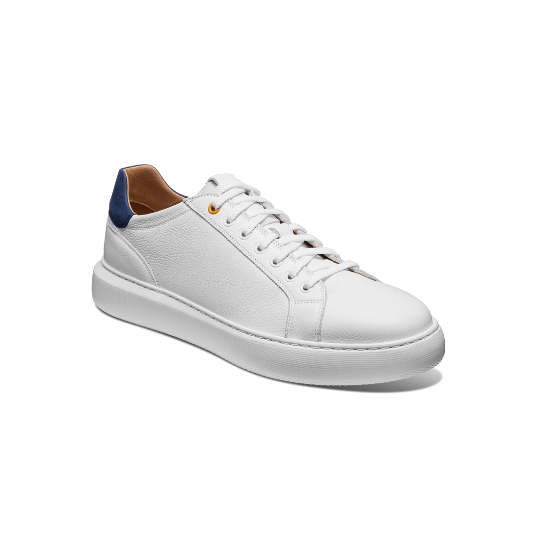 Sunset Sneaker Men's Modern Leather Sneakers White Leather