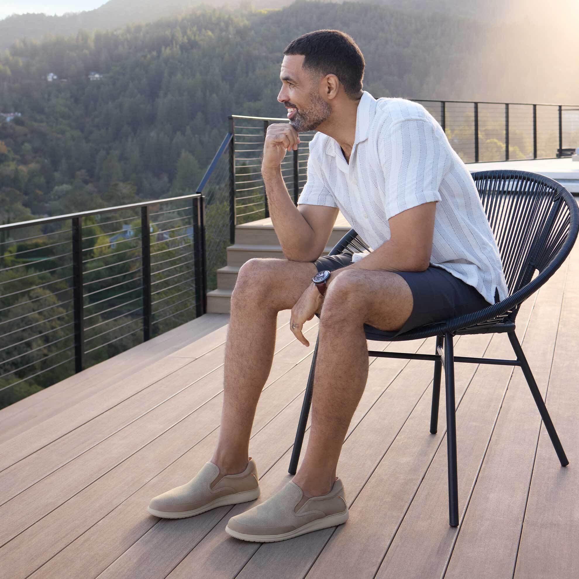 Men's Featherlight Olema Slip-Ons | Mushroom Nubuck – Samuel Hubbard