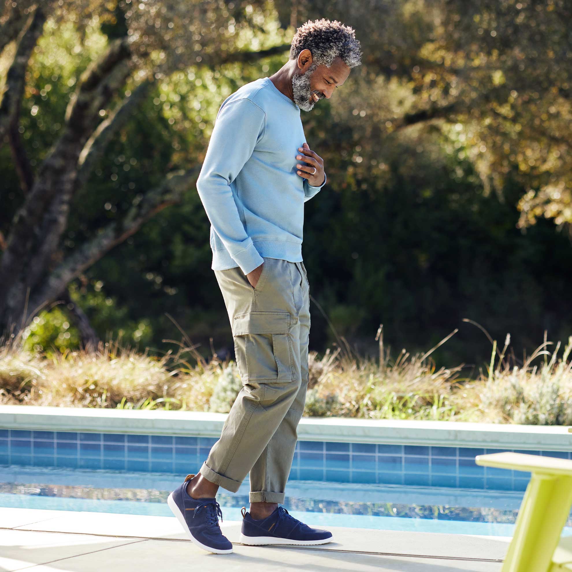 Men's Featherlight Olema Sport | Navy Nubuck – Samuel Hubbard