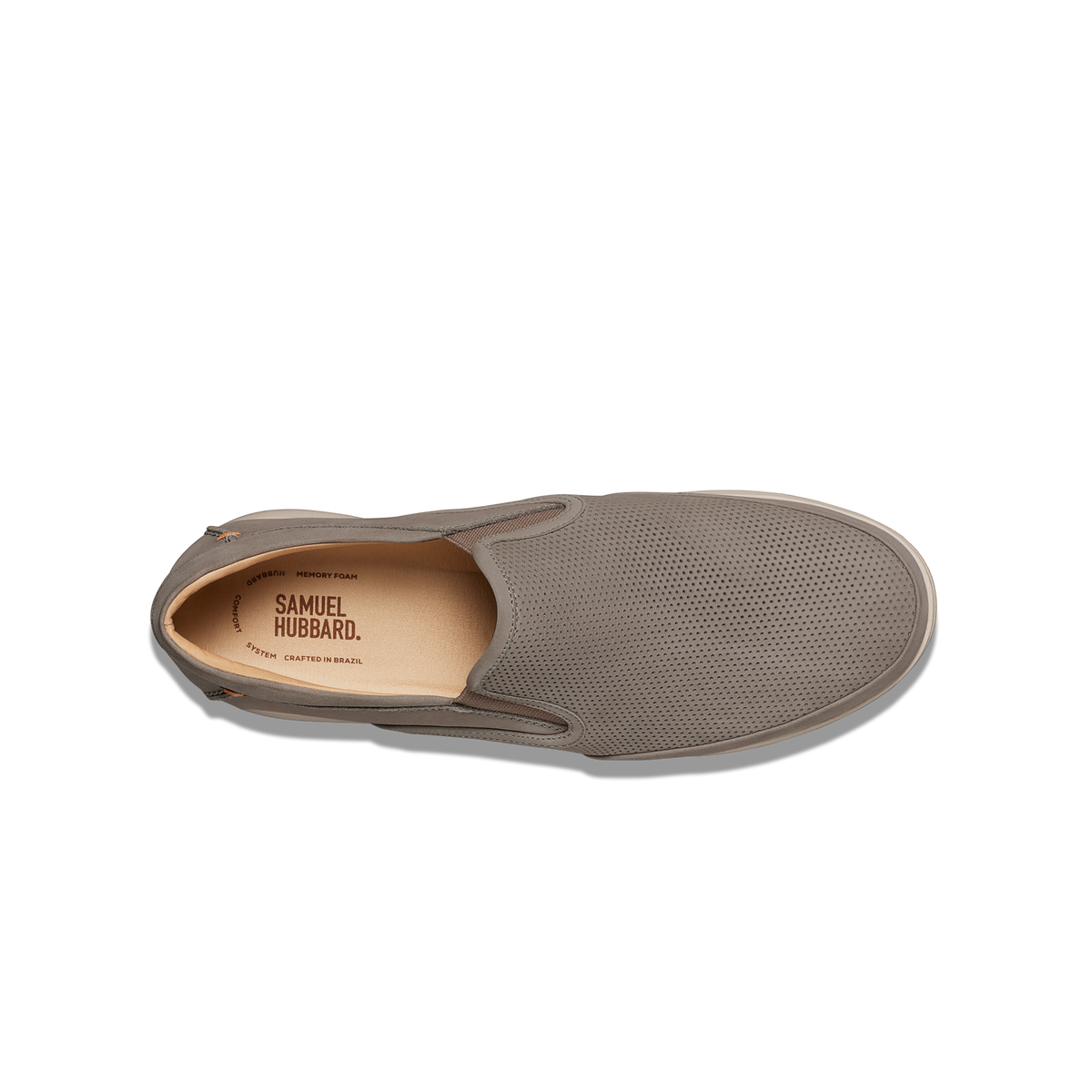 Men's Featherlight Olema Slip-Ons | Mushroom Nubuck – Samuel Hubbard
