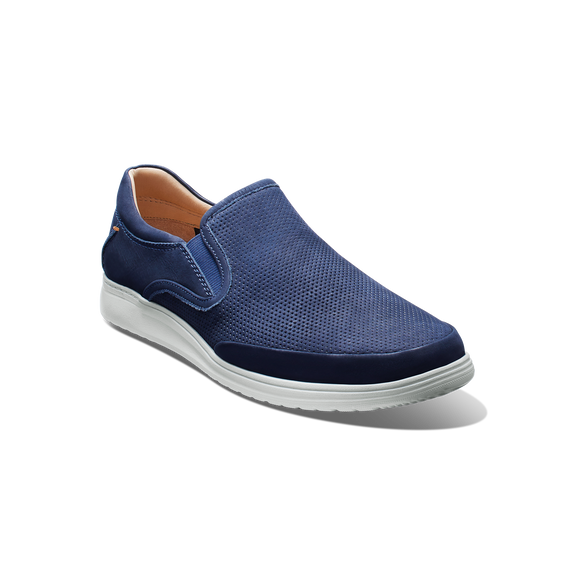 Olema Slip-On | Men's Featherlight Slip-Ons | Navy Nubuck