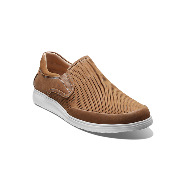 Men's Olema Slip-On casual shoe/Nutmeg Nubuck Main