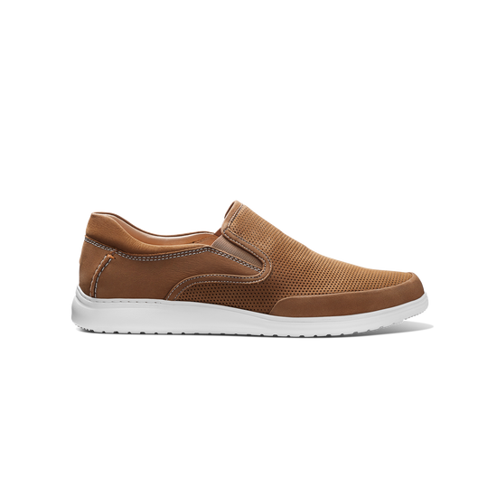 Men's Olema Slip-On casual shoe/Nutmeg Nubuck Profile