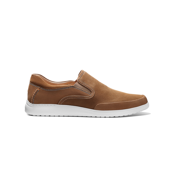 Men's Samuel Hubbard, Olema Slip-On Nutmeg Nubuck 9.5 WW