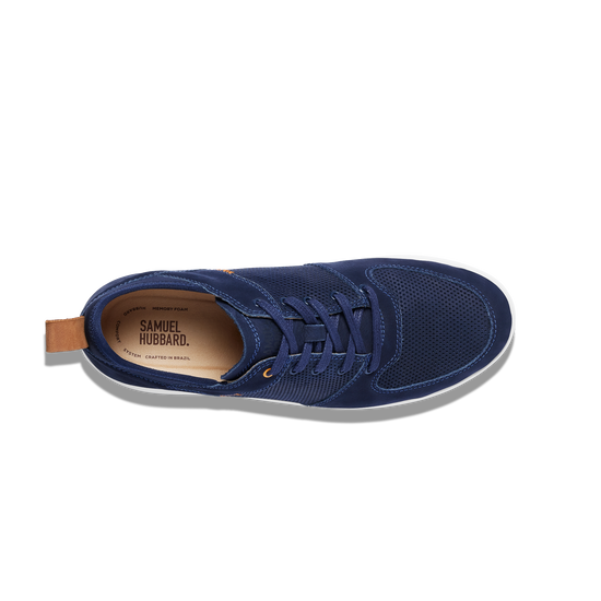Men's Olema Sport Lace-Up Casual Shoe/Navy Nubuck Overhead
