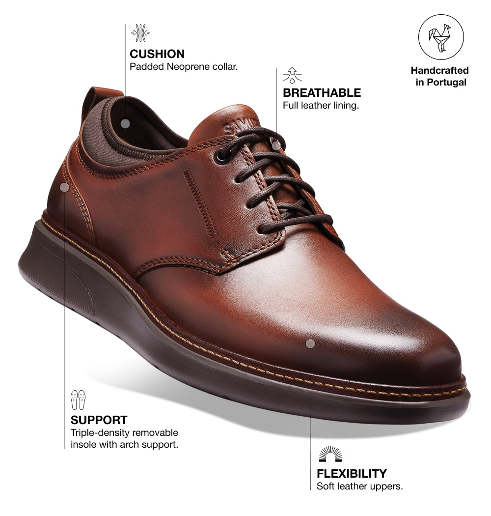 Samuel Hubbard Rafael Lace-Up - Cognac Leather - 8.5 Samuel Hubbard Rafael Lace-Up - Cognac Leather - 8.5