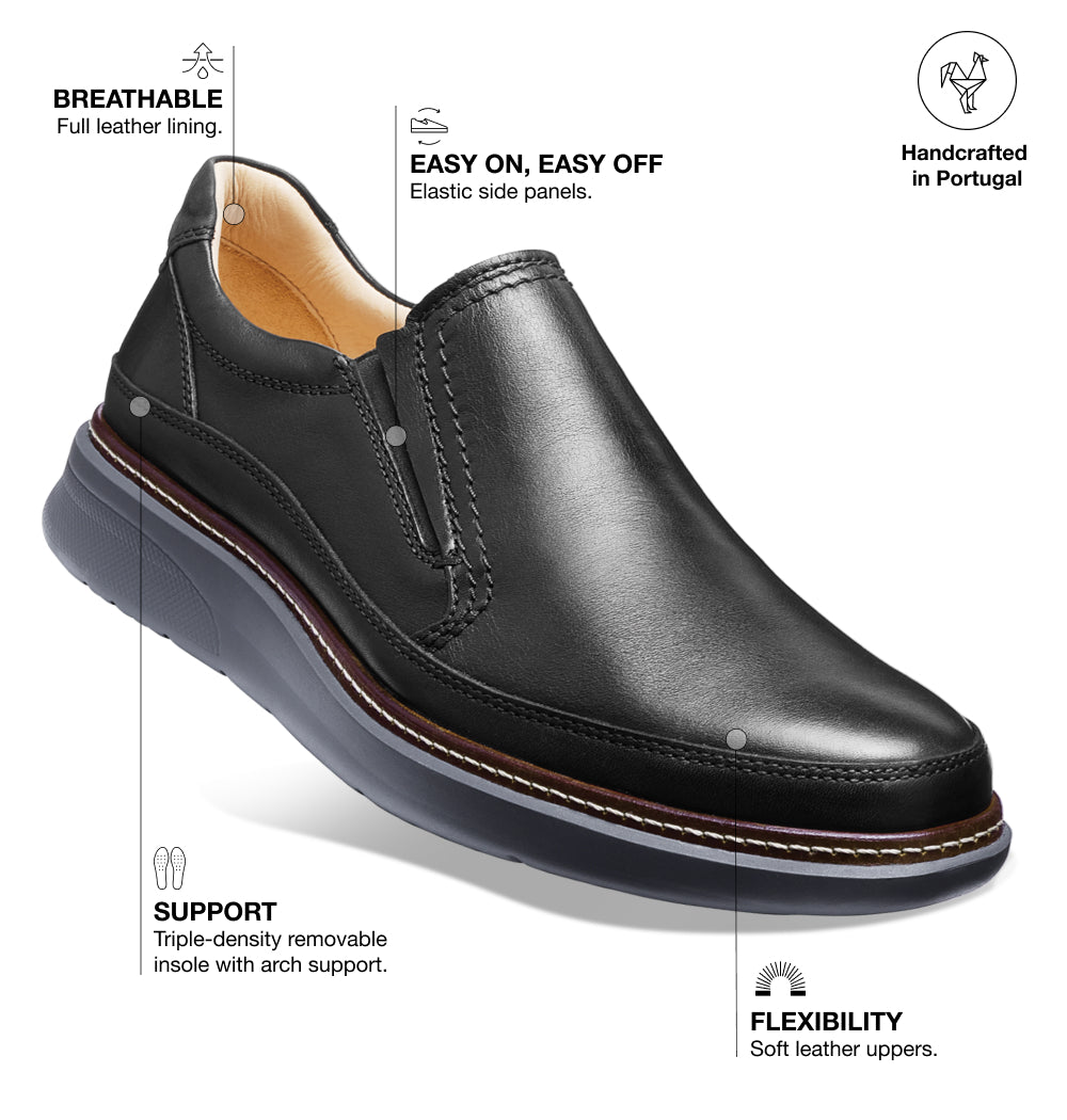 Men's Rafael Hybrid Slip-On | Navy Nubuck – Samuel Hubbard