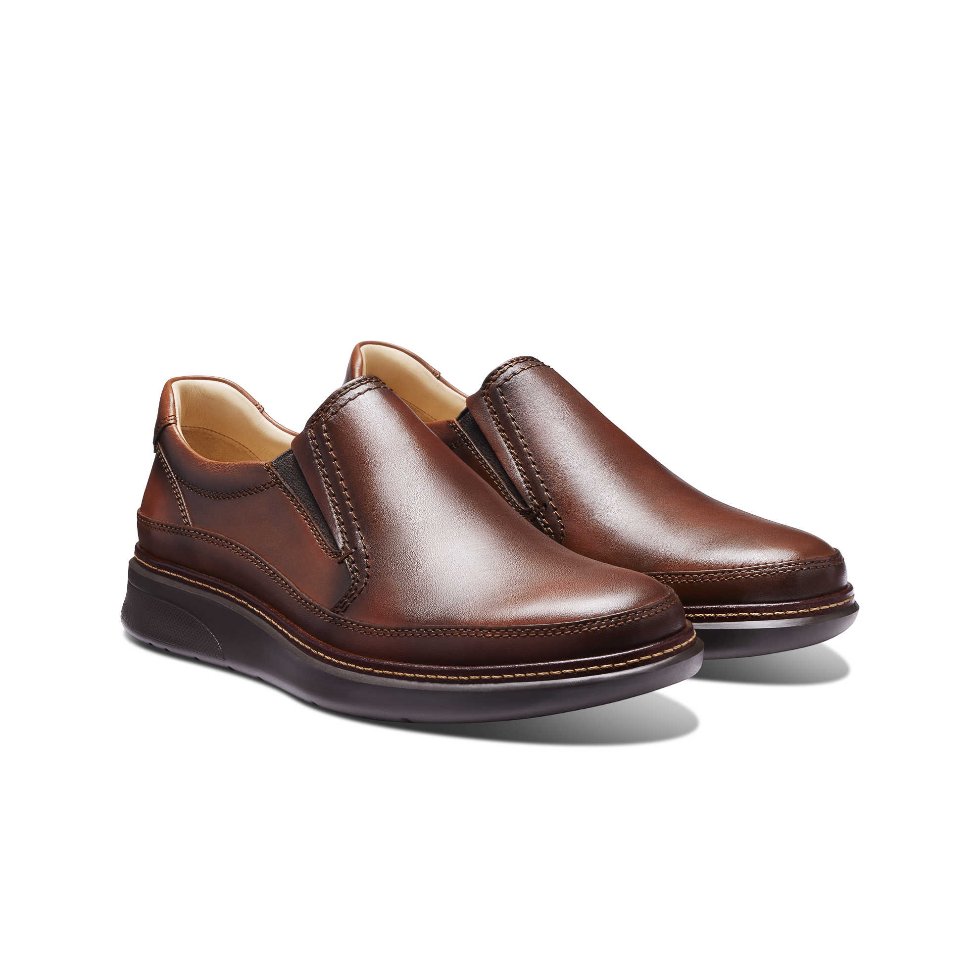 Samuel Hubbard Shoe Co. Men's Rafael Slip-On - Brown - Loafers Samuel Hubbard Shoe Co. Men's Rafael Slip-On - Brown - Loafers