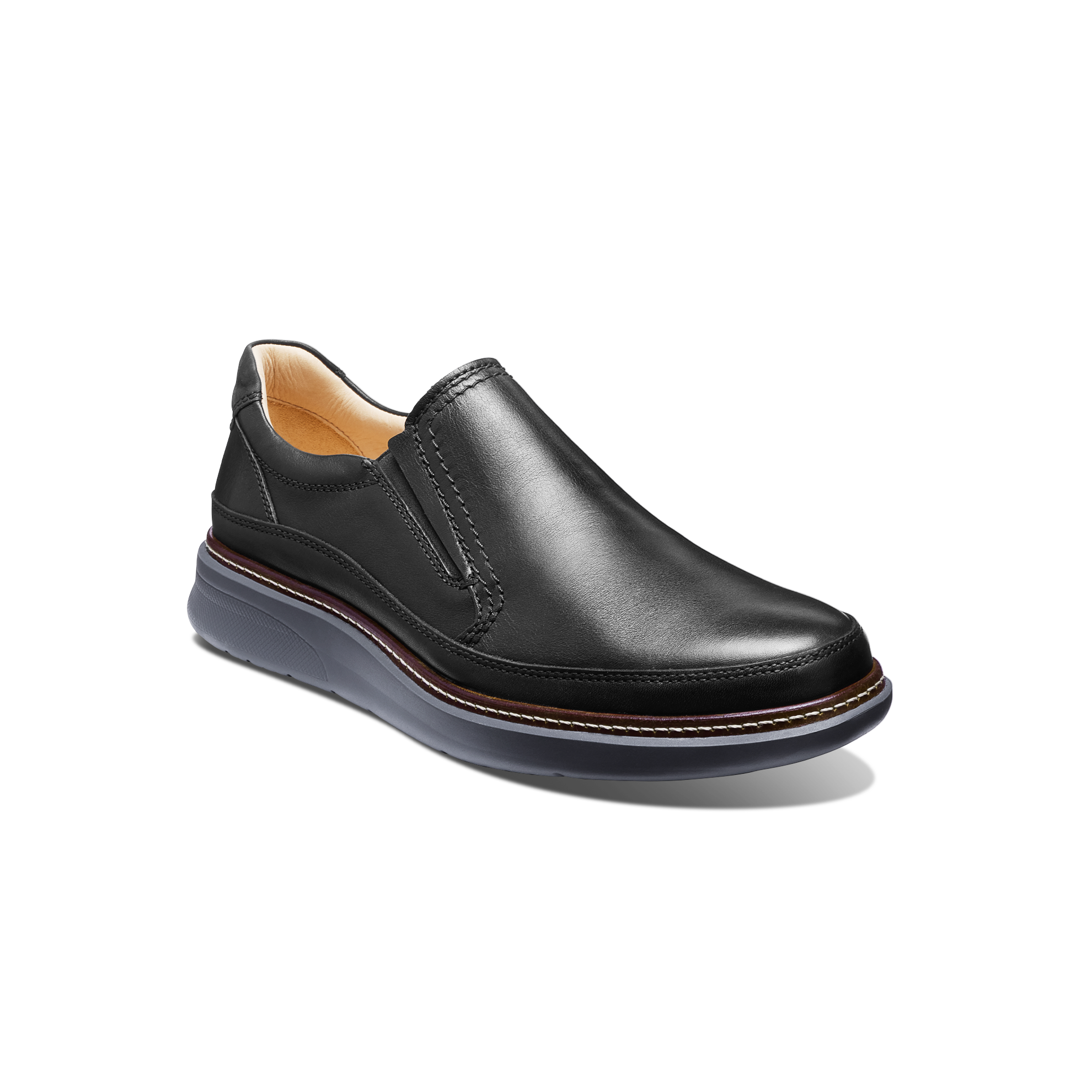 Men's Rafael Hybrid Slip-On Black Leather – Samuel Hubbard
