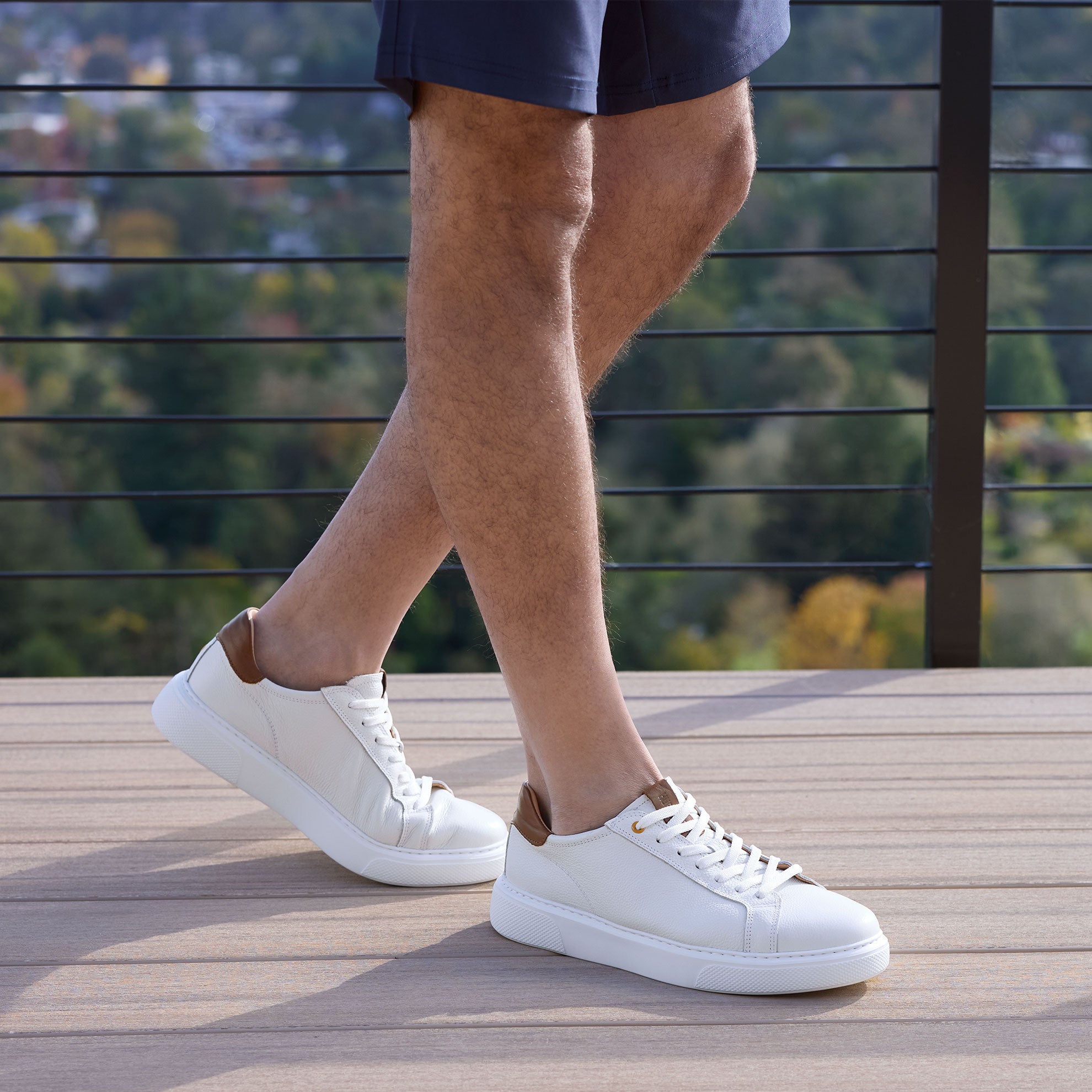 Men's Sunset Sneaker 2.0 | White Leather – Samuel Hubbard