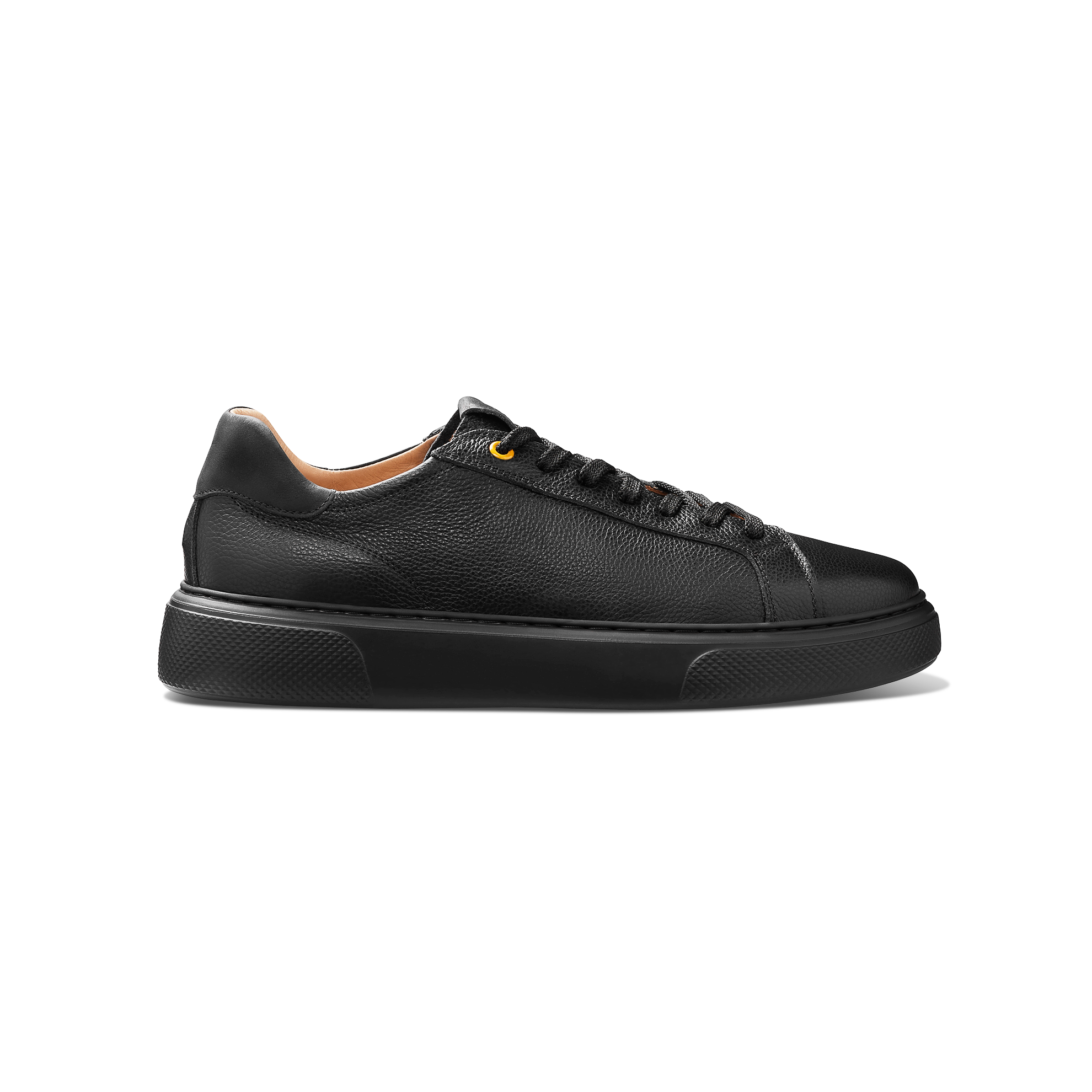 50'sセレクション Men's Sunset Sneaker 2.0 | Black Leather on Black Sole – Samuel