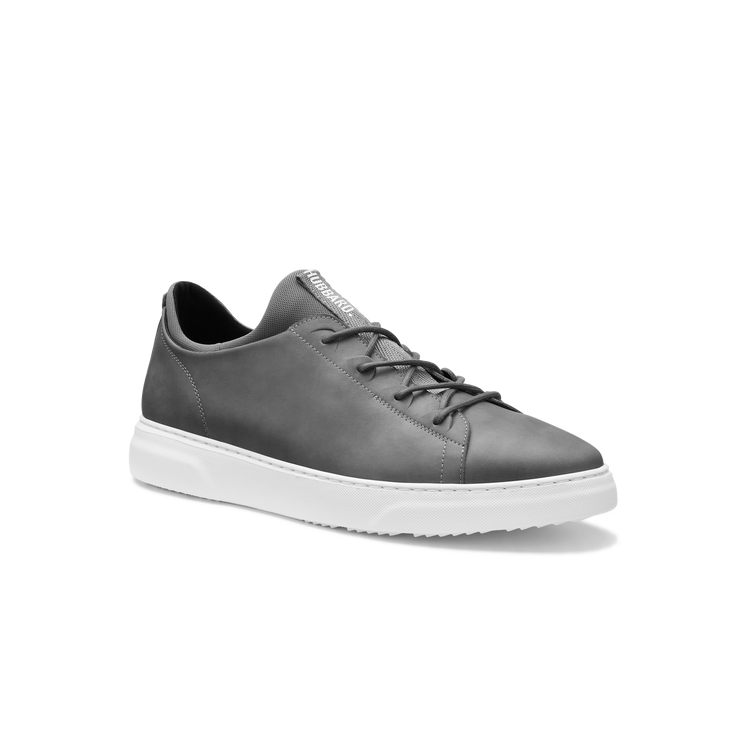 Hubbard Flight Gray Leather Sneakers 