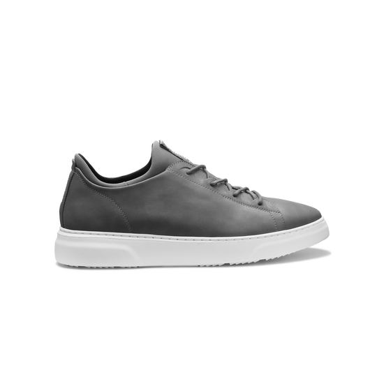 Hubbard Flight Gray Leather Sneakers 