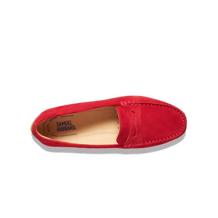 Free spirit for her Red Suede Overhead