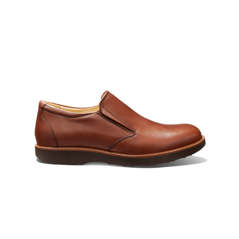 Samuel Hubbard Shoes Mens 11.5 Getaway Slip-On Loafers Brown Portugual M1900-001 Samuel Hubbard brown leather M1900-115 Loafers Men main image 4