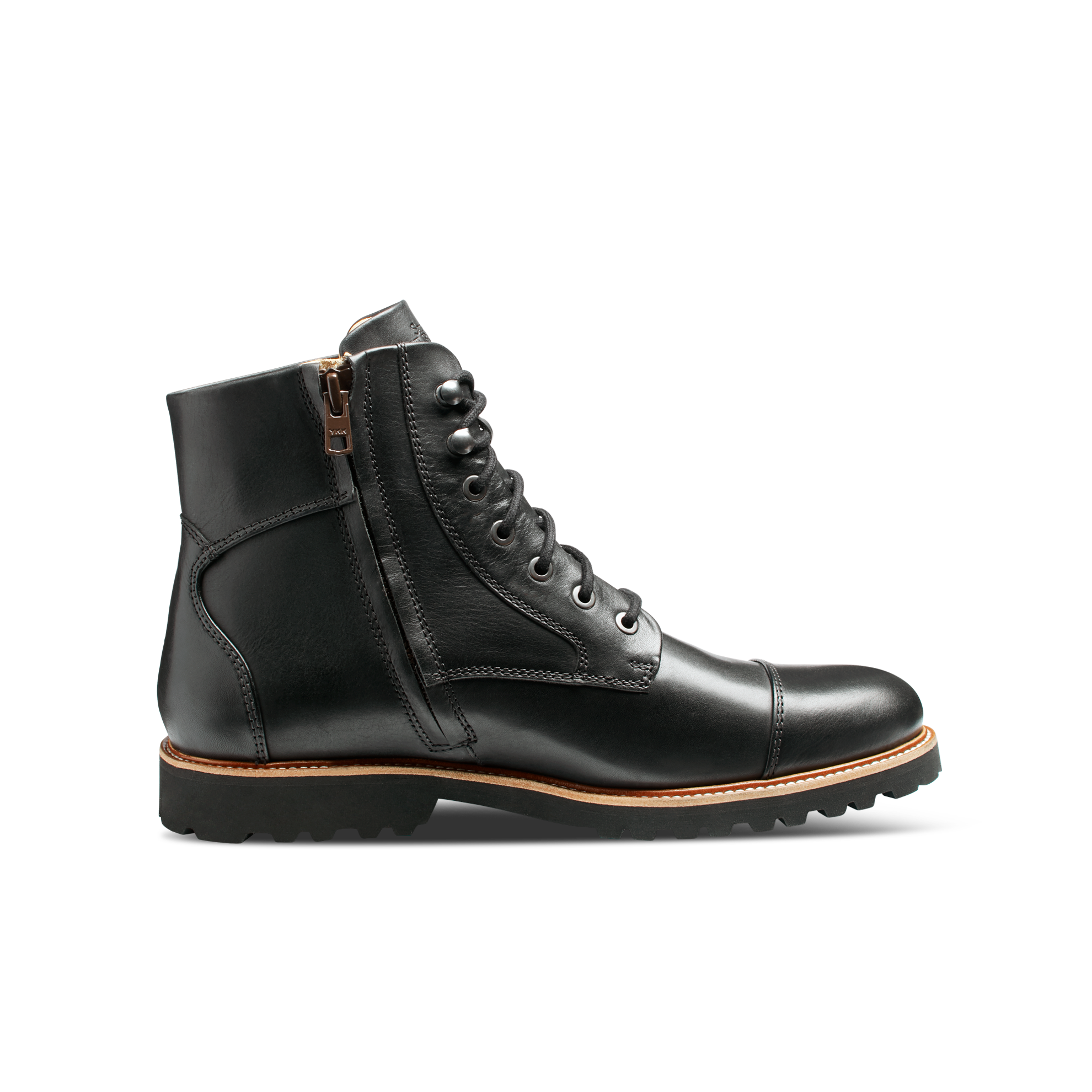 Men s Uptown Maverick Boot Black Leather Samuel Hubbard