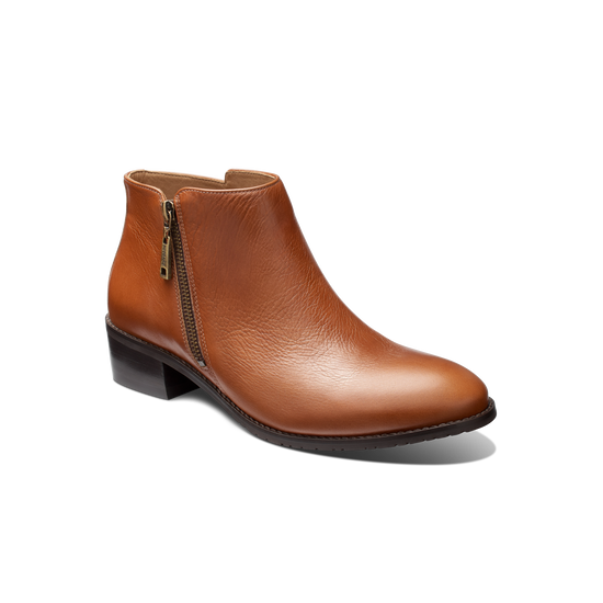 Valencia Leather Ankle Boot Whiskey Tan Main