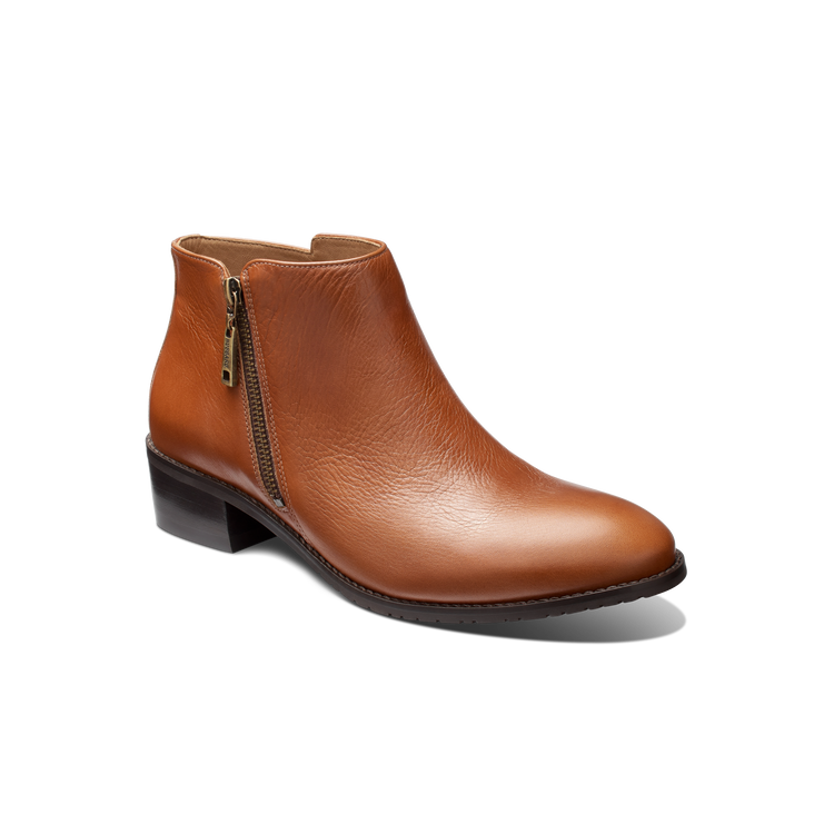 Valencia Leather Ankle Boot Whiskey Tan Main
