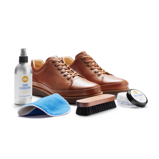 Leather and Suede Shoes Care Kit - Veg-Tan Leather Shoes Care Kit