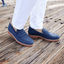 Tailored Traveler Classic Penny Loafer navy nubuck