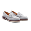 Tailored Traveler Classic Penny Loafer light gray suede