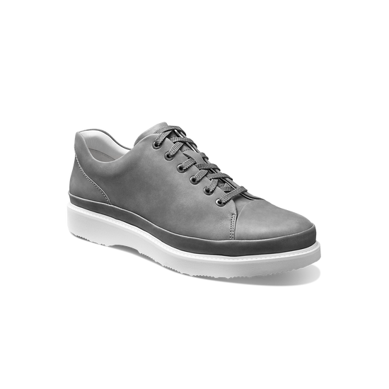 Hubbard Fast Gray Leather Walking Shoes main