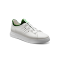 White leather with Green lining