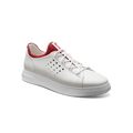 White Leather with Red lining