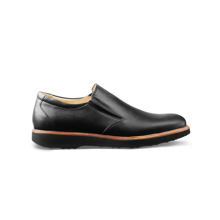 Frequent Traveler Black Leather Loafers  profile