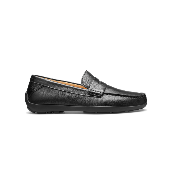 Men's Free Spirit Driver | Black Leather – Samuel Hubbard